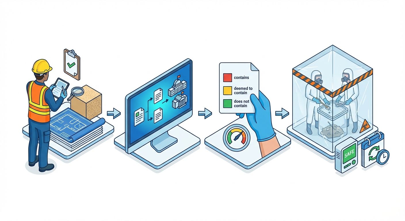 アスベスト事前調査から報告・除去工事までの具体的な流れ