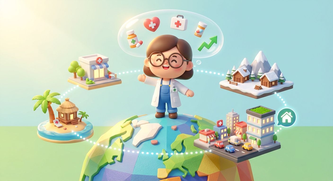 住居付き・遠隔地派遣薬剤師とは？新しい働き方の選択肢