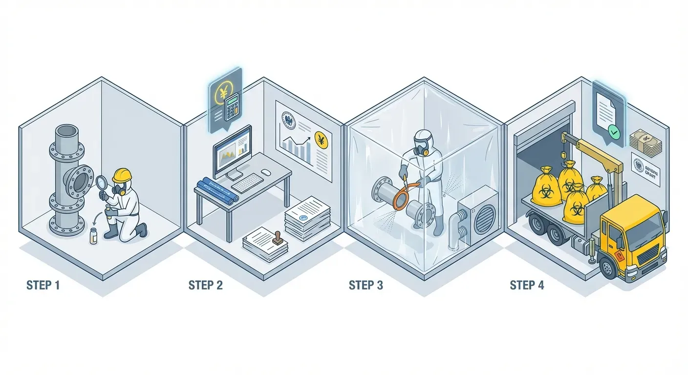 除去・交換工事の費用相場と具体的な流れ