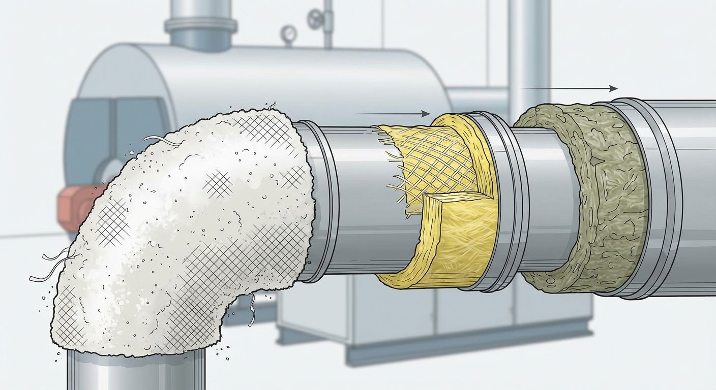 アスベスト保温材とは?基礎知識と他の断熱材との違い