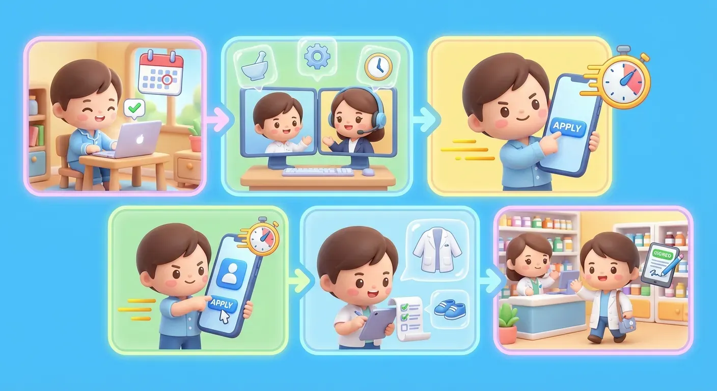 【完全図解】登録から勤務開始まで！単発派遣の始め方5ステップ