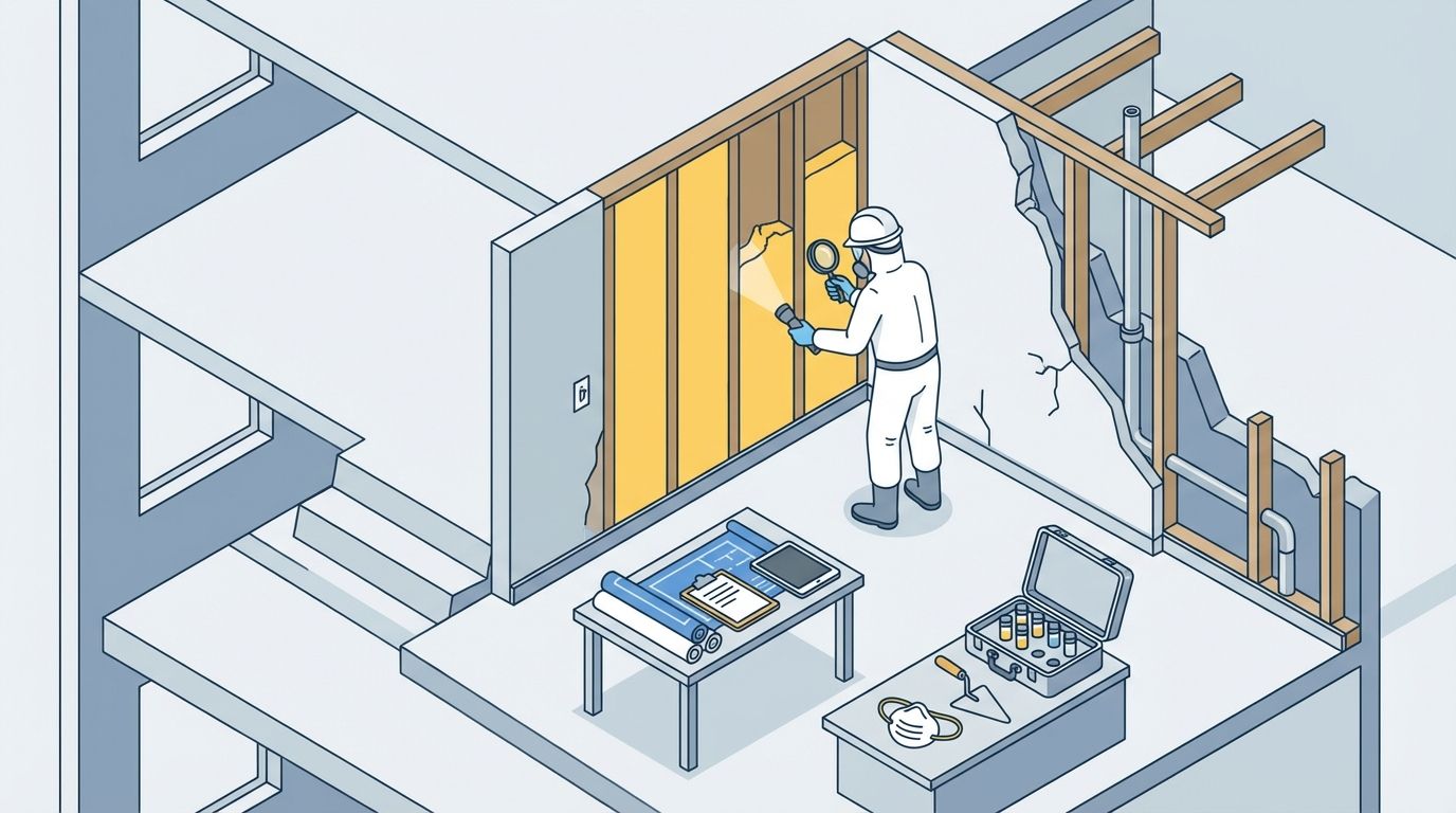 アスベスト保温材の調査手順と法的な義務