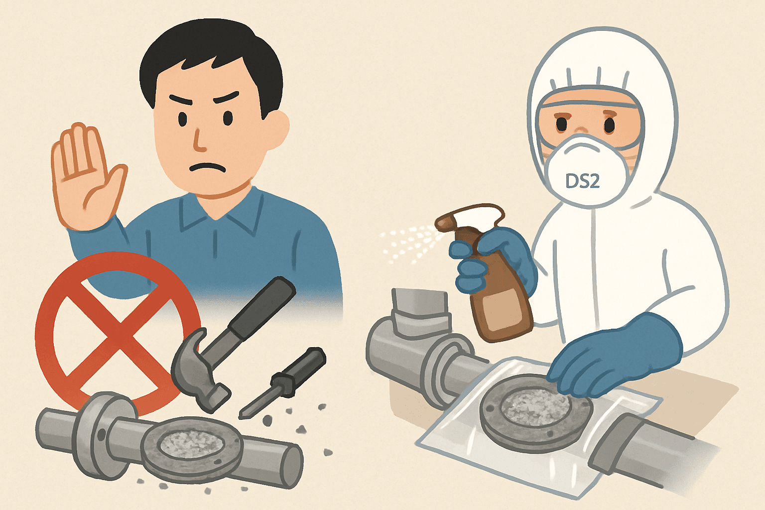 アスベストパッキンを見つけたら？絶対にやってはいけないことと正しい対処法