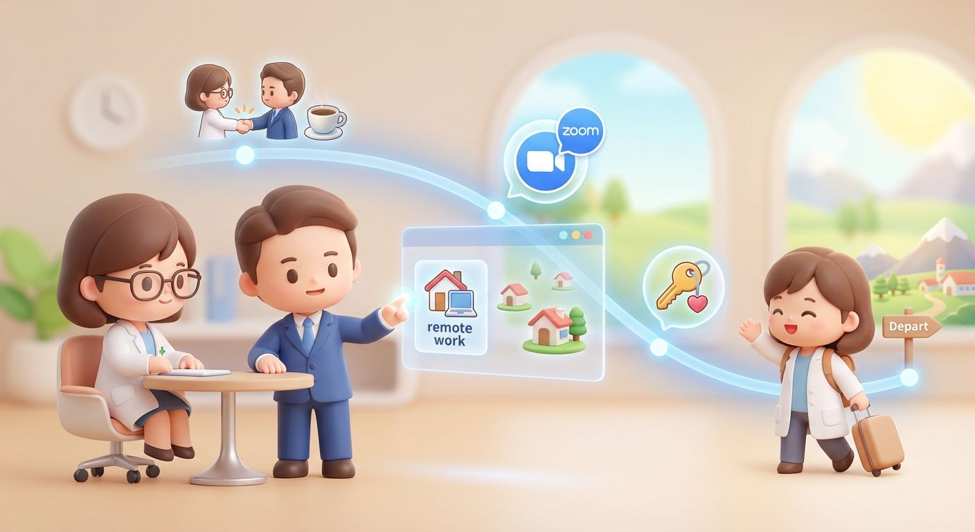 住居付き遠隔地派遣の求人の探し方と赴任までの流れ