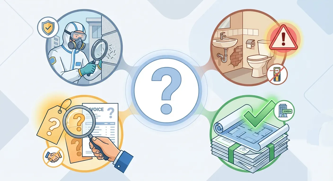 アスベスト調査費用に関するよくある質問（FAQ）