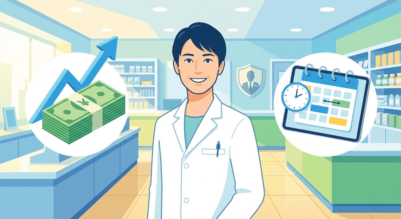 派遣薬剤師での副業・Wワークがおすすめな理由と働き方のリアル