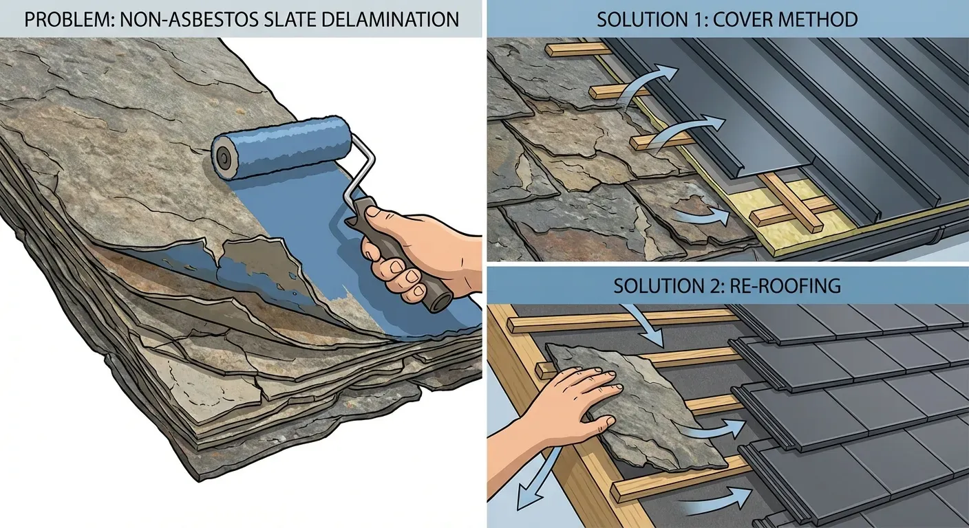 「ノンアスベストスレート」にも注意！初期製品の不具合と対処法