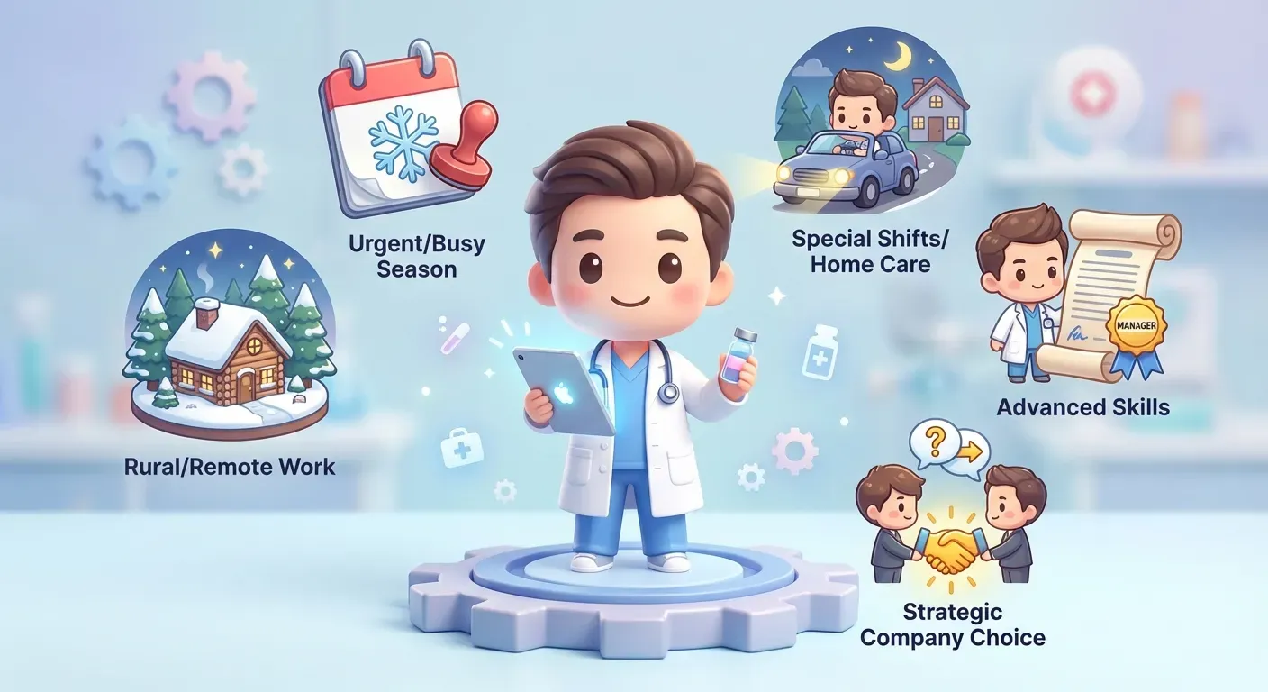 【本題】派遣薬剤師で高時給を稼ぐための5つの条件